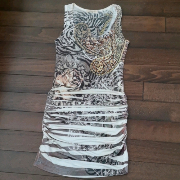 Andre by unit Patterned Mini dress - Picture 2 of 14